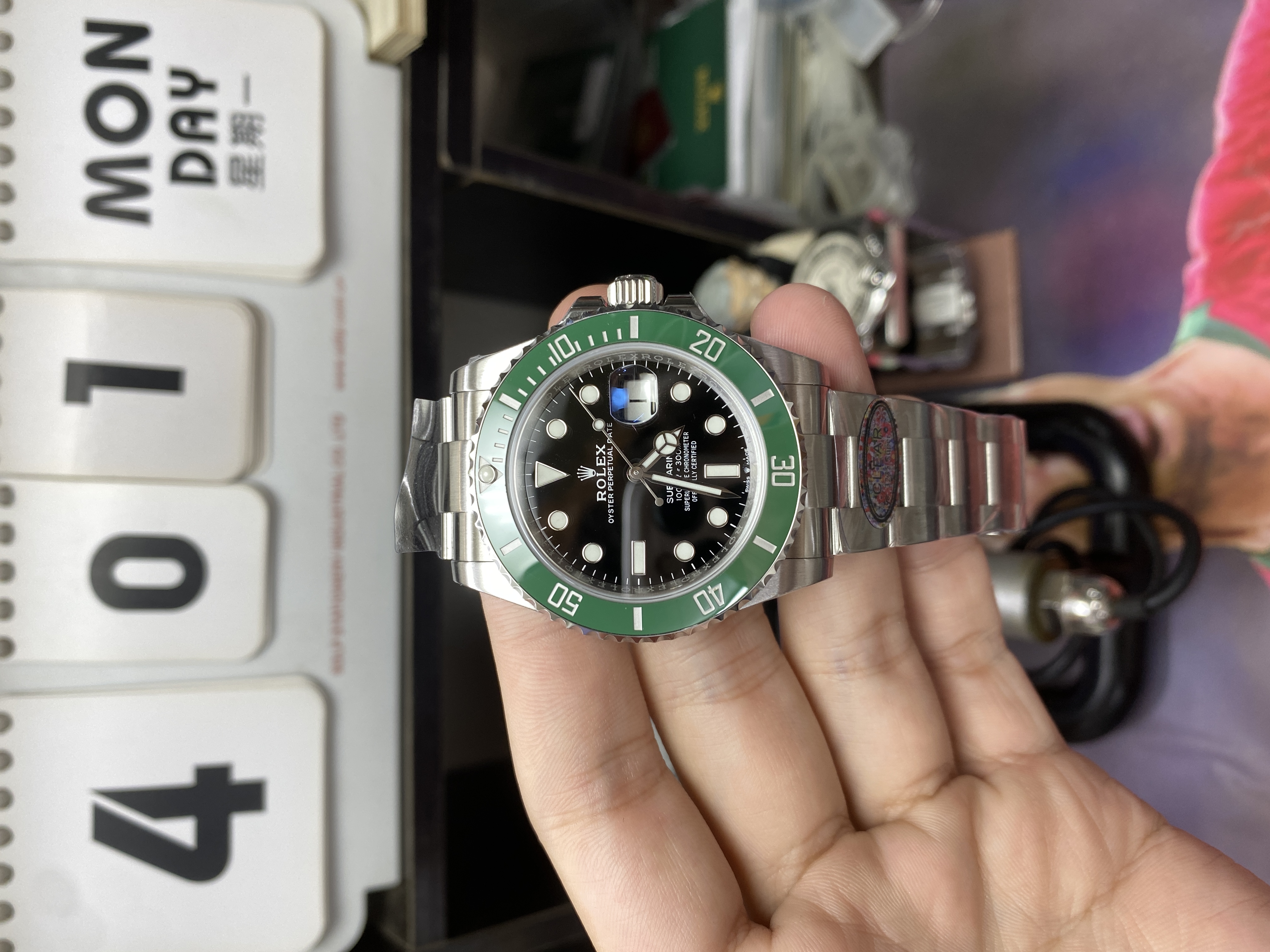 Rolex Submariner Series Watch Model m126610lv-0002 (Starbuck) 41mm